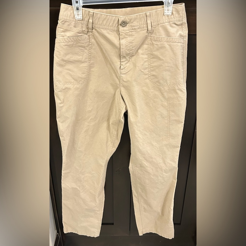 Women’s Eddie Bauer Khaki Hiking Pants Sz 8